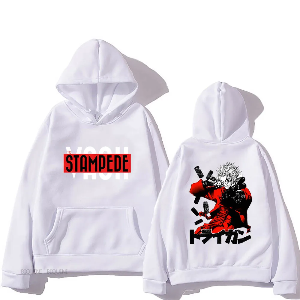 Trigun Vash The Stampede Anime Hoodies Manga/Comic Sweatshirts Cartoon Clothes For men/women Graphic Streetwear Printed Pullover
Trigun Vash The Stampede Anime Hoodies Manga/Comic Sweatshirts Cartoon Clothes For men/women Graphic Streetwear Printed Pullover