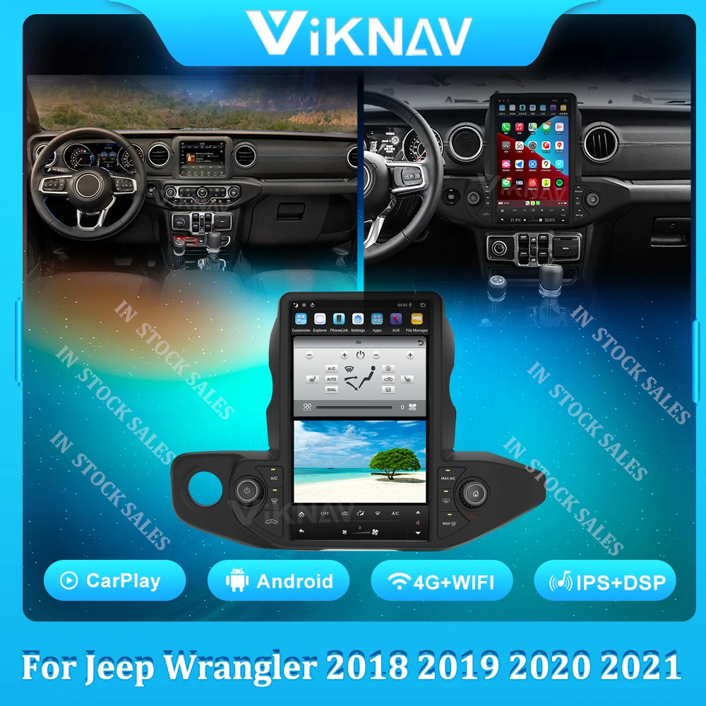 Автомобильный радиоприемник для Jeep Wrangler 2018 2019-2021, автомобильный мультимедийный плеер 13,6 дюйма, Android, автомобильный стерео GPS-навигатор, головное устройство
Автомобильный радиоприемник для Jeep Wrangler 2018 2019-2021, автомобильный мультимедийный плеер 13,6 дюйма, Android, автомобильный стерео GPS-навигатор, головное устройство
