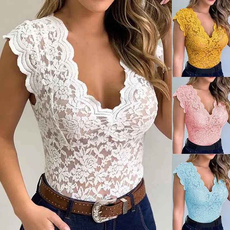 Women Sexy Lace Vest Top Sleeveless Solid Wire Free Tops Casual Underwear Female Comfortable Clothing Lady Camisoles
Women Sexy Lace Vest Top Sleeveless Solid Wire Free Tops Casual Underwear Female Comfortable Clothing Lady Camisoles