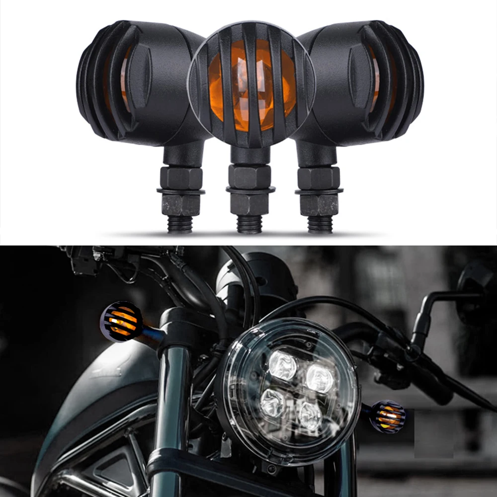 2/4PCS Motorcycle Bullet Turn Signals Indicators Lights Amber Signal Lamp Aluminum Alloy Brake Light For Harley Honda Kawasaki
2/4PCS Motorcycle Bullet Turn Signals Indicators Lights Amber Signal Lamp Aluminum Alloy Brake Light For Harley Honda Kawasaki