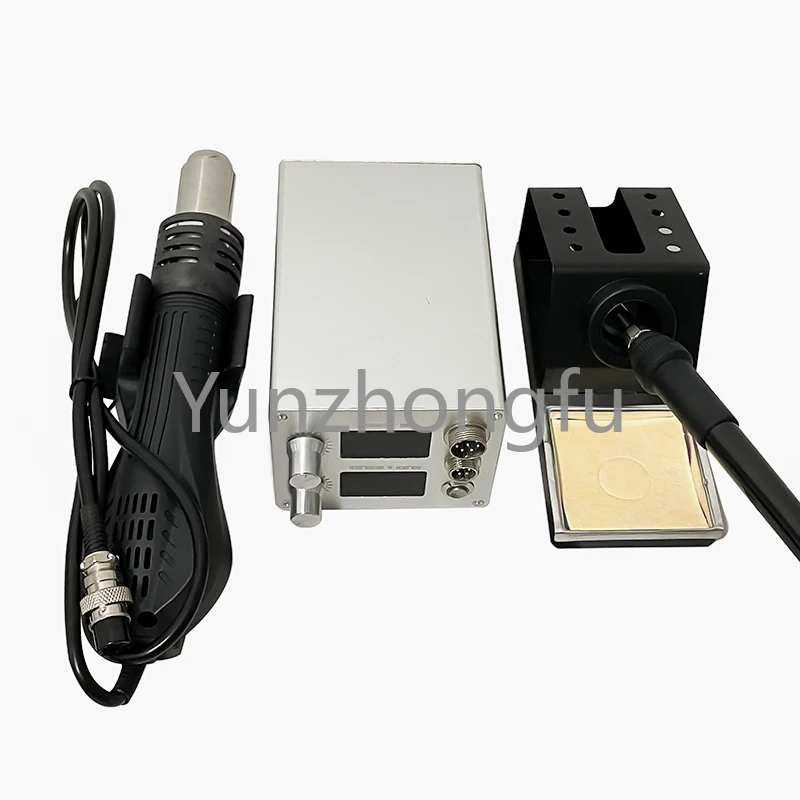 858DS Solder Station Kit Hot Air Gun Electric Soldering Iron LED Display DIY Rework Desoldering Station Soldering Tools
858DS Solder Station Kit Hot Air Gun Electric Soldering Iron LED Display DIY Rework Desoldering Station Soldering Tools
