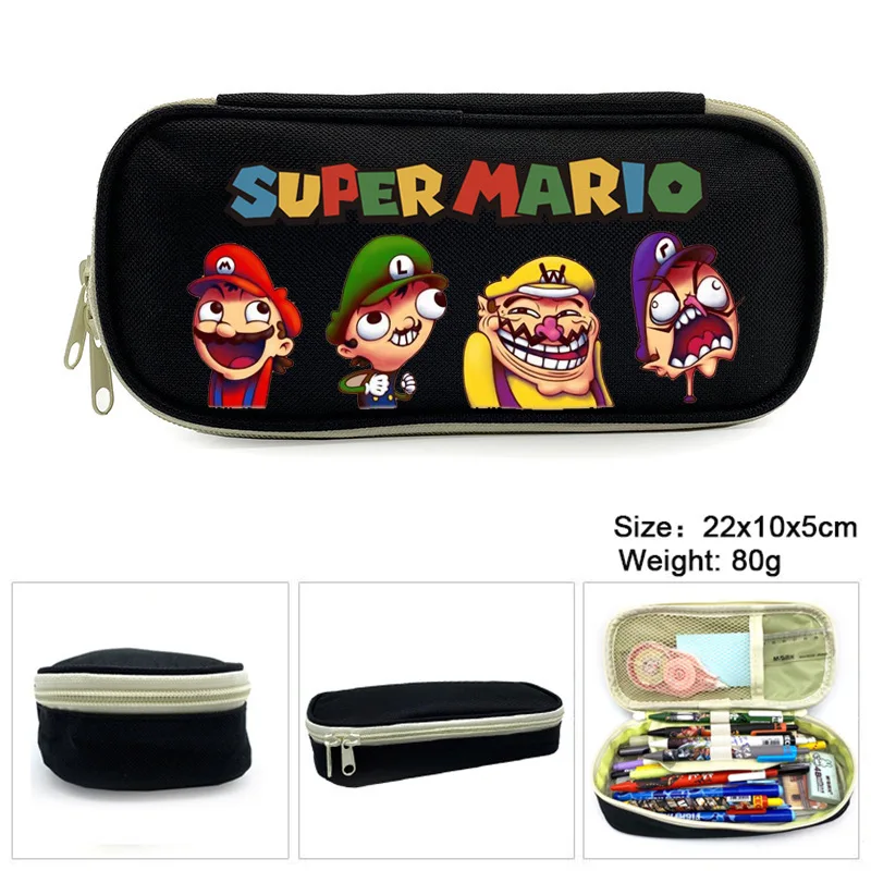 High Quality Oxford Cloth Super Mario Bros Cartoon Pen Case Large Capacity Stationery Multifunction Storage Bag Kid Student Gift
High Quality Oxford Cloth Super Mario Bros Cartoon Pen Case Large Capacity Stationery Multifunction Storage Bag Kid Student Gift