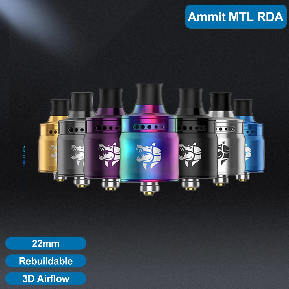 Перестраиваемый атомайзер Ammit MTL RDA диаметром 22 мм, 3D воздушный поток, передача, 12 уровней регулировки потока воздуха, герметичный Атомайзер
Перестраиваемый атомайзер Ammit MTL RDA диаметром 22 мм, 3D воздушный поток, передача, 12 уровней регулировки потока воздуха, герметичный Атомайзер
