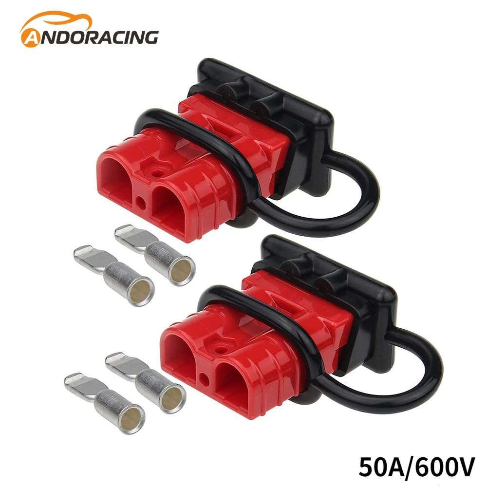 2PCS 50A Plug Battery Trailer Durable Quick Connector Kit Winch Electrical Power Cables Charging Plug Quick Connector 600V
2PCS 50A Plug Battery Trailer Durable Quick Connector Kit Winch Electrical Power Cables Charging Plug Quick Connector 600V