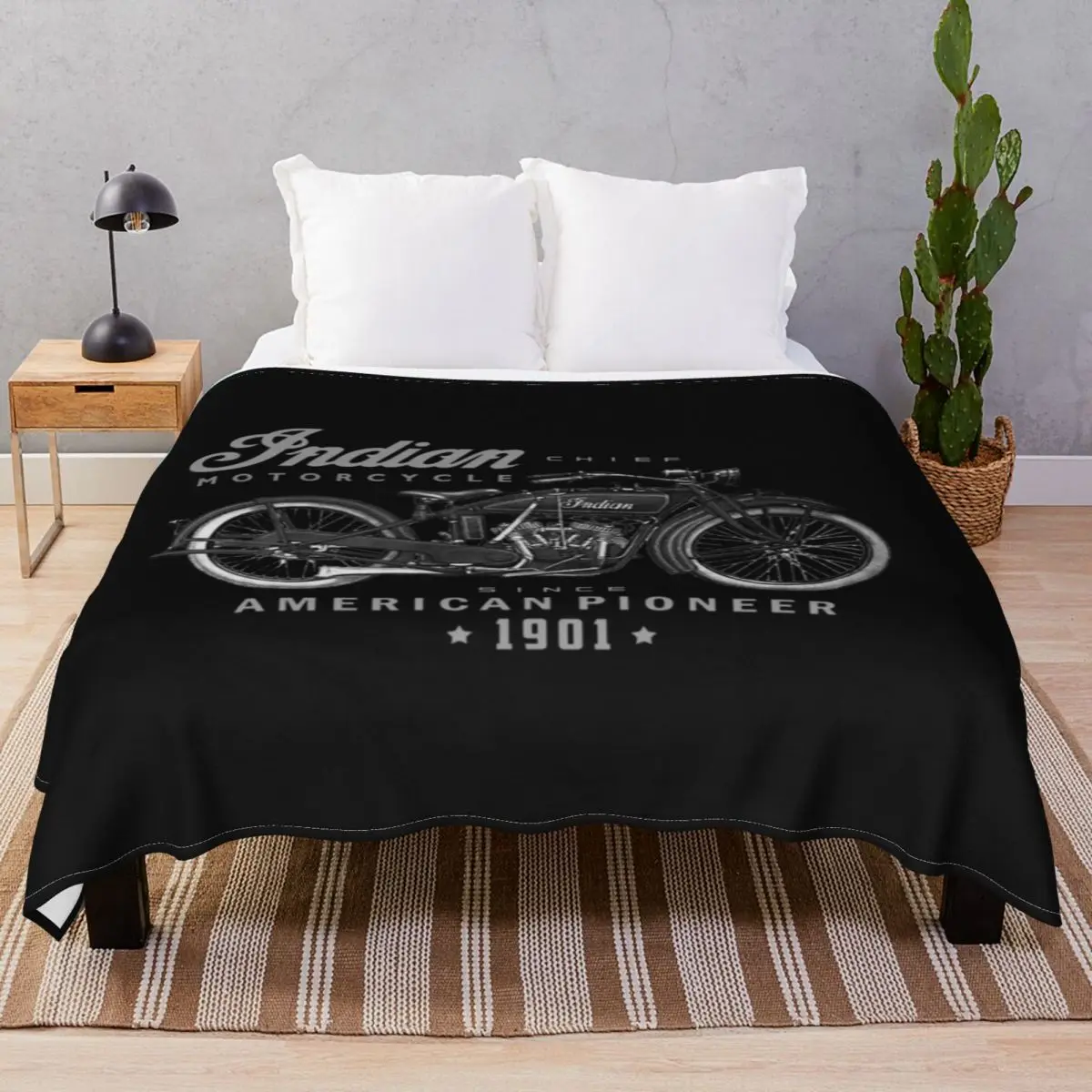 Indian Motorcycle Blankets Coral Fleece Print Fluffy Unisex Throw Blanket for Bedding Sofa Camp Office
Indian Motorcycle Blankets Coral Fleece Print Fluffy Unisex Throw Blanket for Bedding Sofa Camp Office