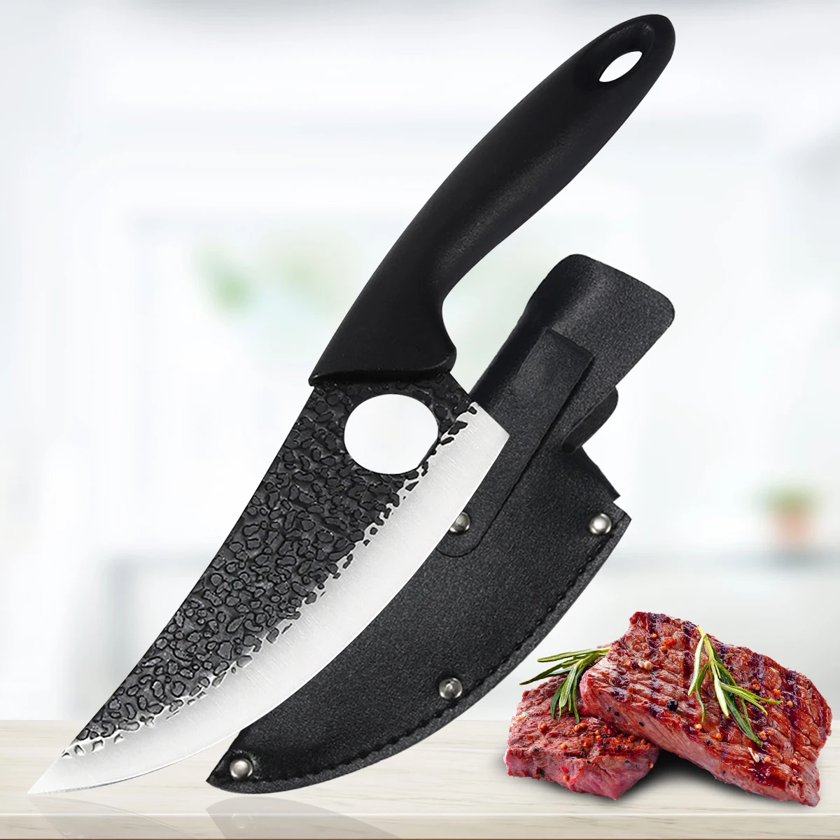 Forged Stainless Steel Boning Knife Kitchen Meat Cleaver Multipurpose Chef Knife Fish Butcher Cutting Knife
Forged Stainless Steel Boning Knife Kitchen Meat Cleaver Multipurpose Chef Knife Fish Butcher Cutting Knife