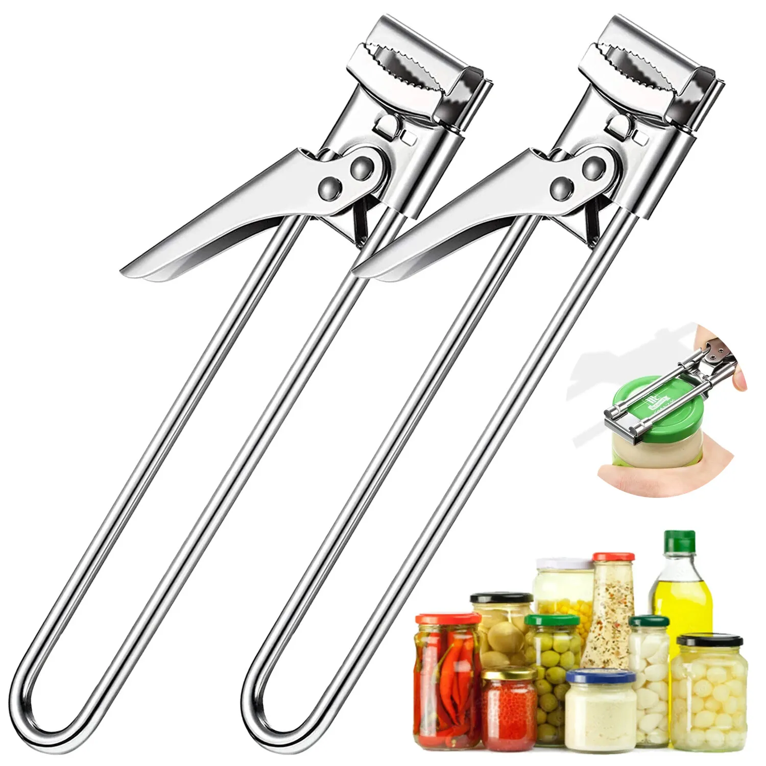 Multifunction Adjustable Stainless Steel Jar Opener Labor-Saving Manual Non-slip Stainless Steel Bottle Cap Opener
Multifunction Adjustable Stainless Steel Jar Opener Labor-Saving Manual Non-slip Stainless Steel Bottle Cap Opener