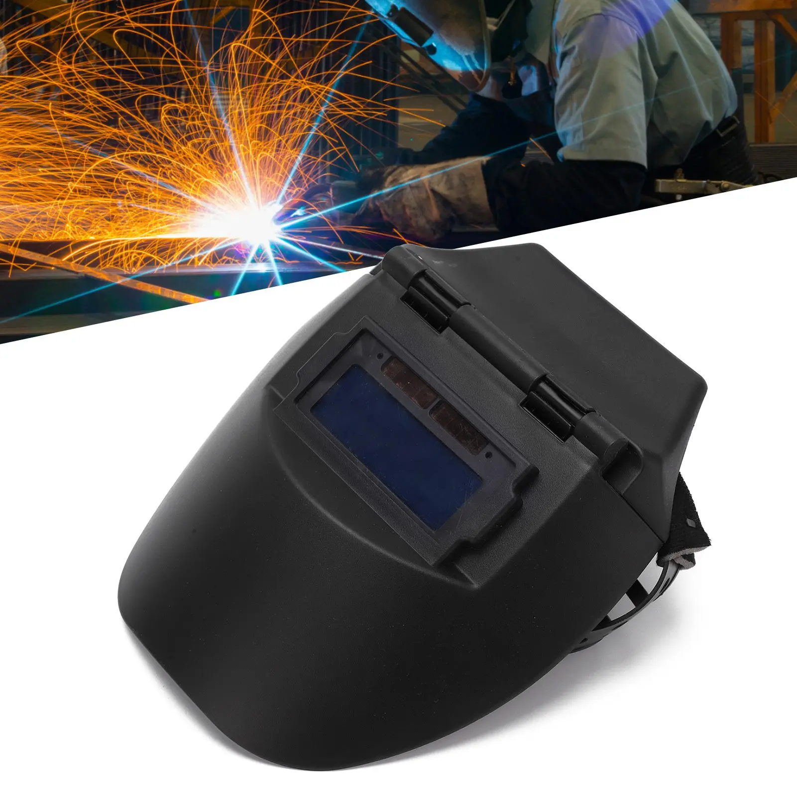 Headmounted Welding Helmet Auto Darkening Anti-Glare Anti-Splash Protective Face Guard For Welder 1/25000S
Headmounted Welding Helmet Auto Darkening Anti-Glare Anti-Splash Protective Face Guard For Welder 1/25000S