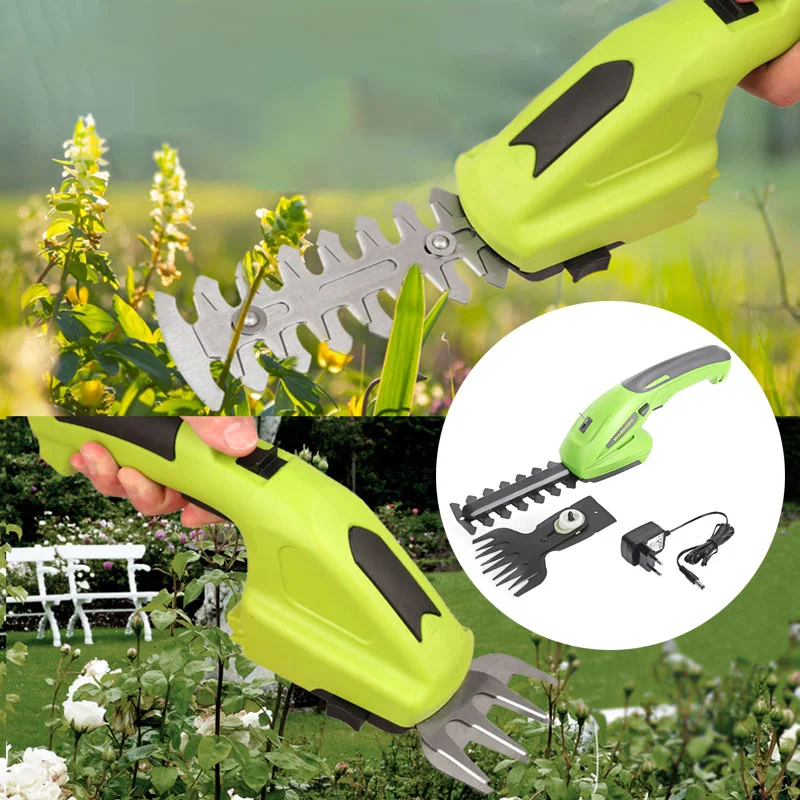 

Electric Hedge Trimmer Professional Pruning Shears Scissors Rechargeable Cordless Pruner Gardening Equipment Battery Cutter