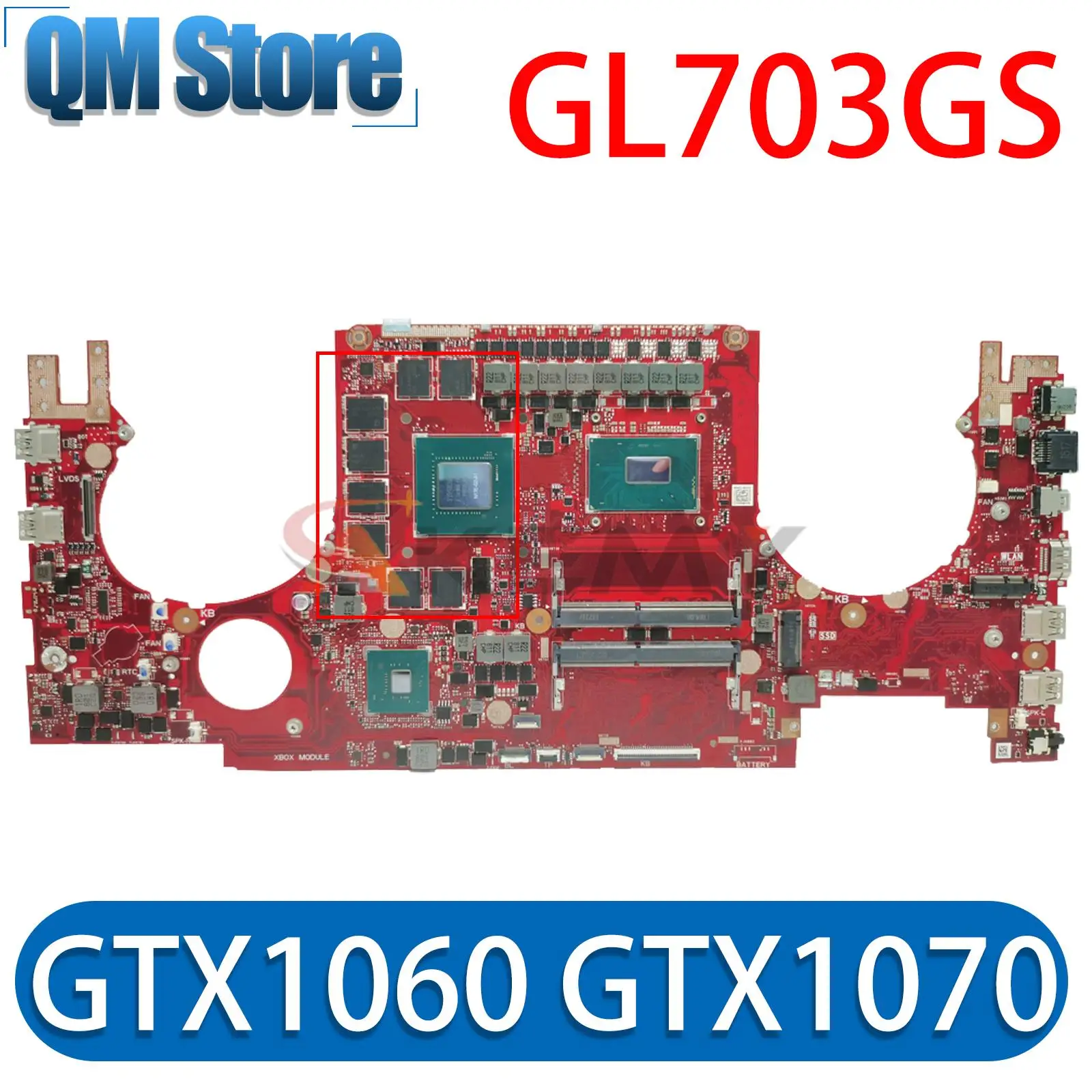 S7BS Mainboard For ASUS ROG PLUS GL703G GL703GS GL703GM Laptop Motherboard I7 8th Gen GTX1060-3G/6G GTX1070-8G MAIN BOARD
S7BS Mainboard For ASUS ROG PLUS GL703G GL703GS GL703GM Laptop Motherboard I7 8th Gen GTX1060-3G/6G GTX1070-8G MAIN BOARD