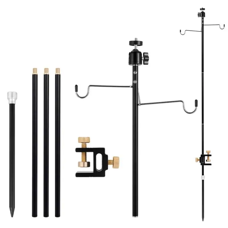 Collapsible Pole Outdoor Camping Light Stand Adjustable Aluminum Alloy Light Stand Camping For Picnic Camping Household Travel
Collapsible Pole Outdoor Camping Light Stand Adjustable Aluminum Alloy Light Stand Camping For Picnic Camping Household Travel