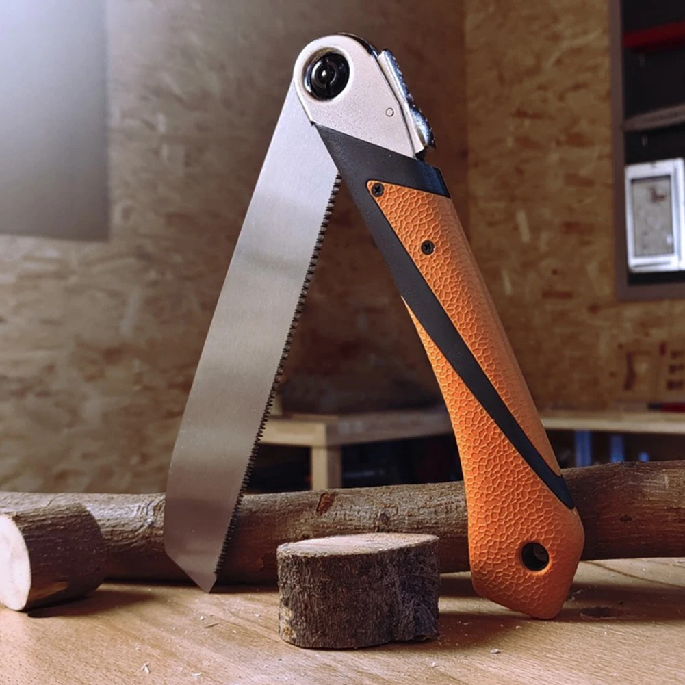 1pc 8-inch Folding Hand Saw SK5 Steel Woodworking Three-sided Tooth Household Hand Saw For Pruning Grinding Hand Tool
1pc 8-inch Folding Hand Saw SK5 Steel Woodworking Three-sided Tooth Household Hand Saw For Pruning Grinding Hand Tool