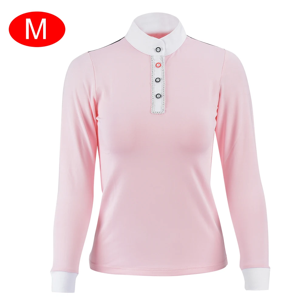 High Quality Acrylic Girl Children Equestrian T-shirt Horse Riding Clothing Shirt PinkLong sleeve M
High Quality Acrylic Girl Children Equestrian T-shirt Horse Riding Clothing Shirt PinkLong sleeve M