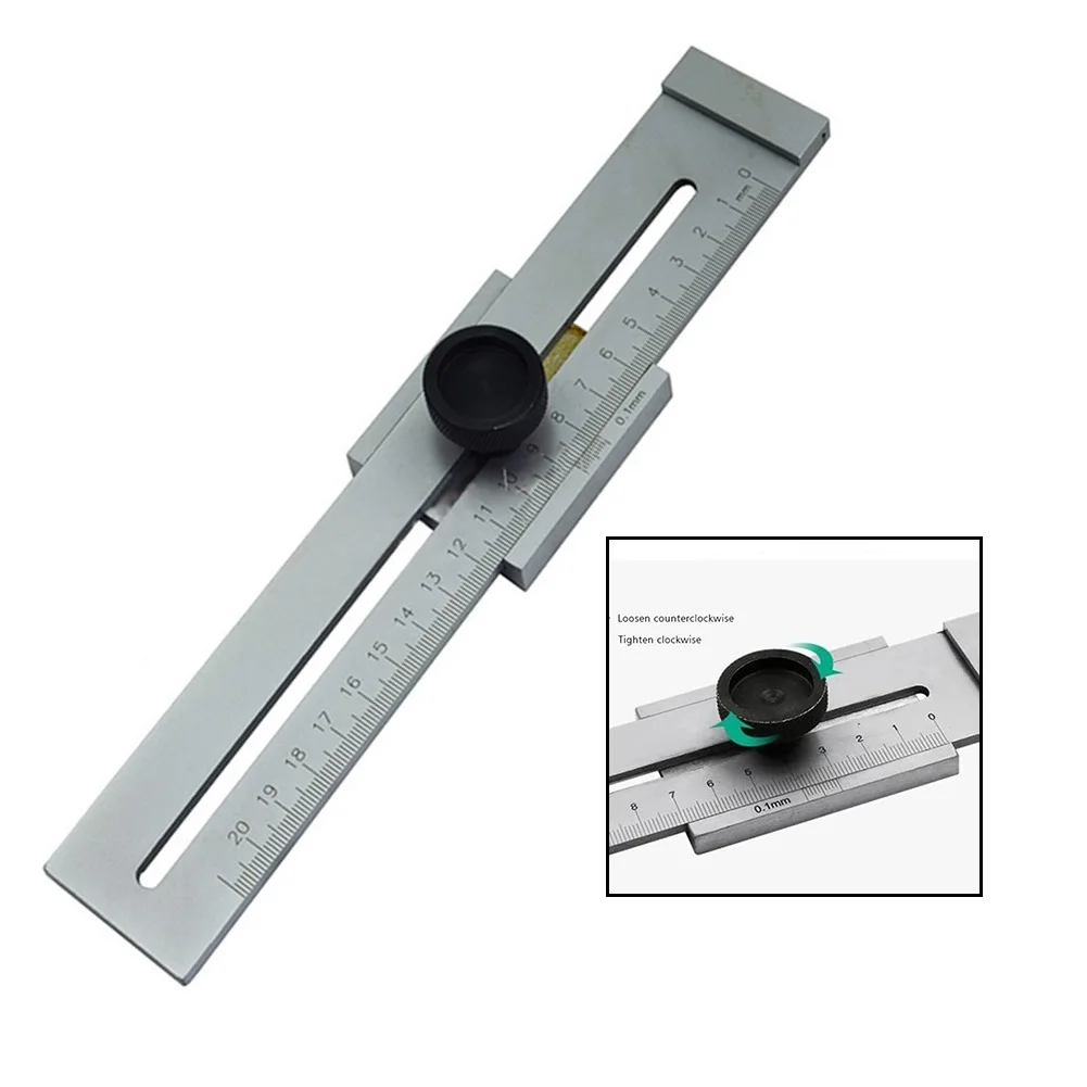0-200mm Screw Cutting Marking Gauge Knurled Thumb Screw Mark Scraper Tool For Woodworking Measuring Marking Gauge Layout Tools
0-200mm Screw Cutting Marking Gauge Knurled Thumb Screw Mark Scraper Tool For Woodworking Measuring Marking Gauge Layout Tools