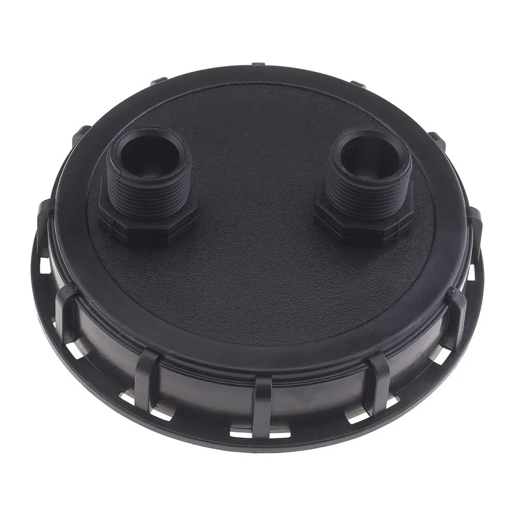 IBC Vented Lid 165mm Dia Black With 32mm Coarse Male Thread Double Vent Holes Plastic Tote Tank Lid Breath Cover Fitting Tools
IBC Vented Lid 165mm Dia Black With 32mm Coarse Male Thread Double Vent Holes Plastic Tote Tank Lid Breath Cover Fitting Tools