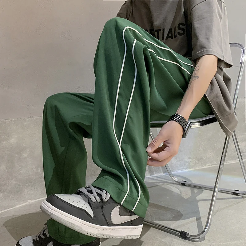 Summer 3 Color Ice Silk Casual Pants Men Fashion Wide Leg Sweatpants Men Korean Loose Straight Pants Mens Joggers Trousers M-2XL
Summer 3 Color Ice Silk Casual Pants Men Fashion Wide Leg Sweatpants Men Korean Loose Straight Pants Mens Joggers Trousers M-2XL