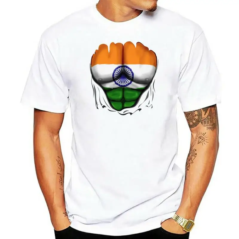 India Flag Ripped Muscles s T-Shirt T Shirts Casual Brand Clothing Cotton Men T Shirt Print Cotton Short Sleeve T-Shirt
India Flag Ripped Muscles s T-Shirt T Shirts Casual Brand Clothing Cotton Men T Shirt Print Cotton Short Sleeve T-Shirt