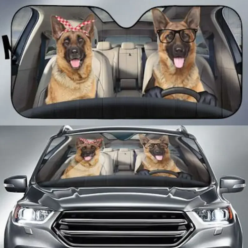 German Shepherd Safe Driver Auto Sun Shade Car Accessories, Windshield Sunshade, Custom Animal Pattern Sunshade,
German Shepherd Safe Driver Auto Sun Shade Car Accessories, Windshield Sunshade, Custom Animal Pattern Sunshade,