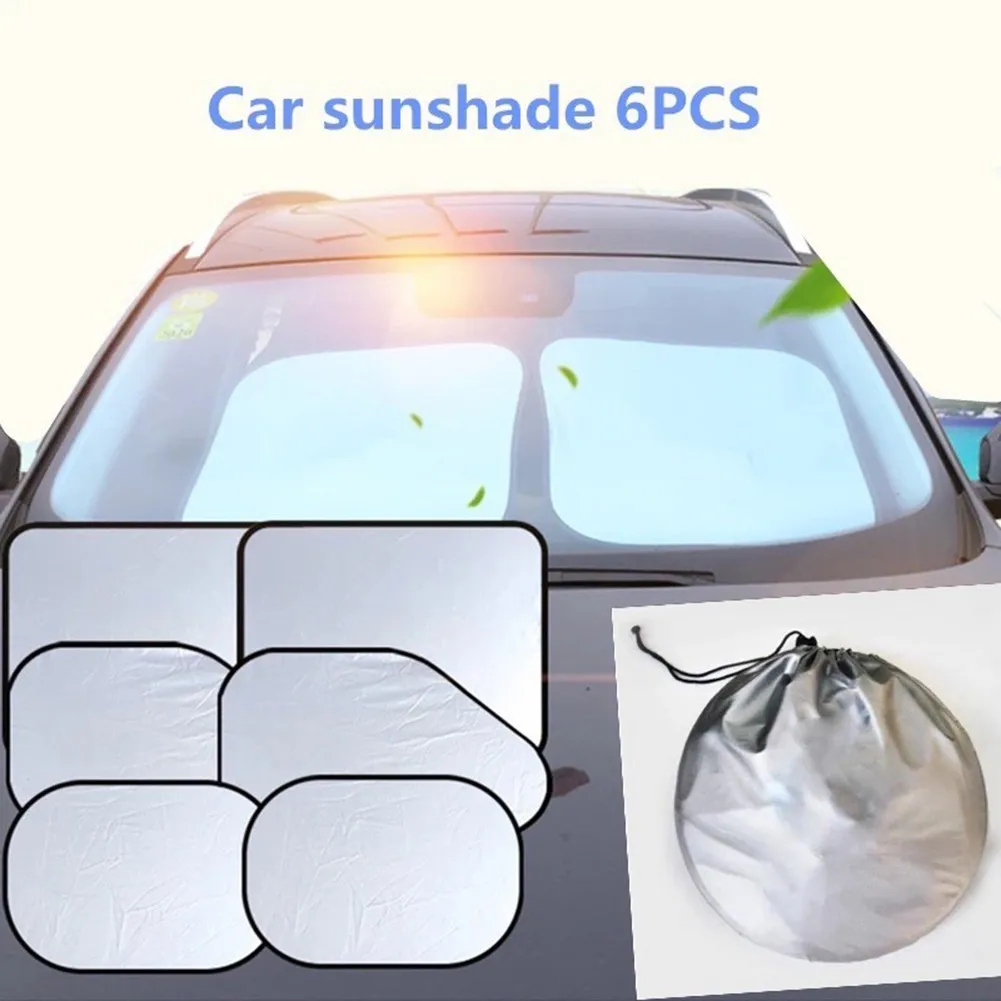 6pcs Universal Car Rear Side Window Mesh Sunshade Curtain Sun Shield UV Protection Cover Film Sun Shade Summer Avoid Heat
6pcs Universal Car Rear Side Window Mesh Sunshade Curtain Sun Shield UV Protection Cover Film Sun Shade Summer Avoid Heat