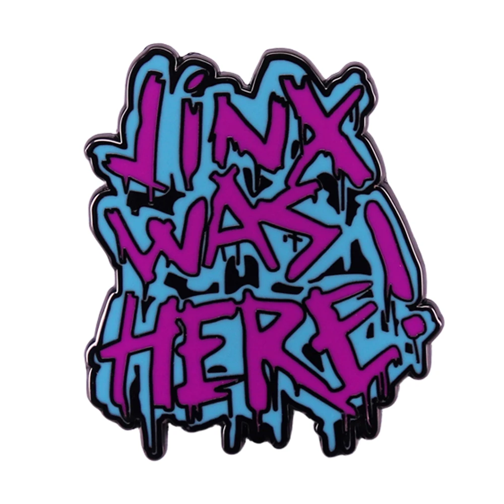 Jinx Pin Cool Lapel Pins Men Women's Brooch Backpack Badges Jeans Badges Enamel Clothing Decorative Jewelry Accessory Gift
Jinx Pin Cool Lapel Pins Men Women's Brooch Backpack Badges Jeans Badges Enamel Clothing Decorative Jewelry Accessory Gift