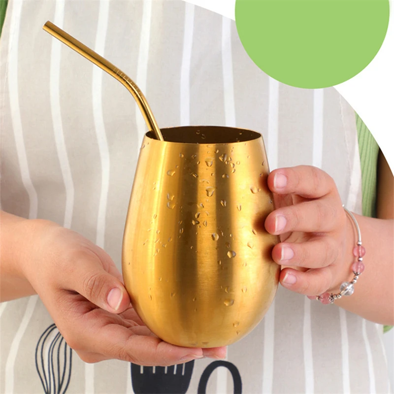 500ml Stainless Steel Beer Mugs With Straw Gold Wine Tumbler Cups For Cocktail Metal Drinking Mug For Bar Drinkware Coffee Mug
500ml Stainless Steel Beer Mugs With Straw Gold Wine Tumbler Cups For Cocktail Metal Drinking Mug For Bar Drinkware Coffee Mug