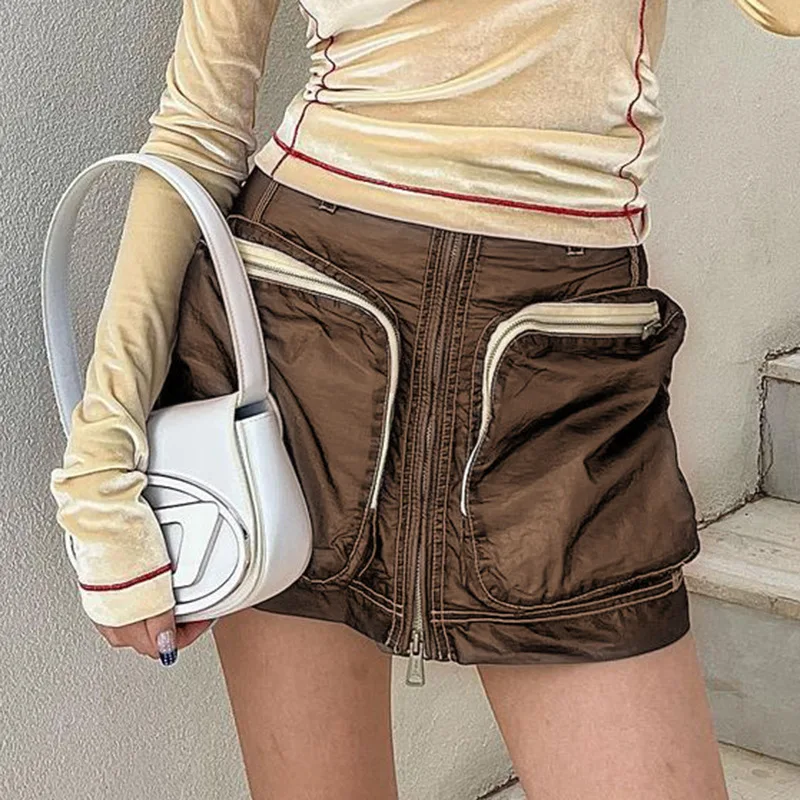 INS American style big pocket zipper bag hip woven skirt women's 2022 summer new hot selling short skirt foreign trade
INS American style big pocket zipper bag hip woven skirt women's 2022 summer new hot selling short skirt foreign trade