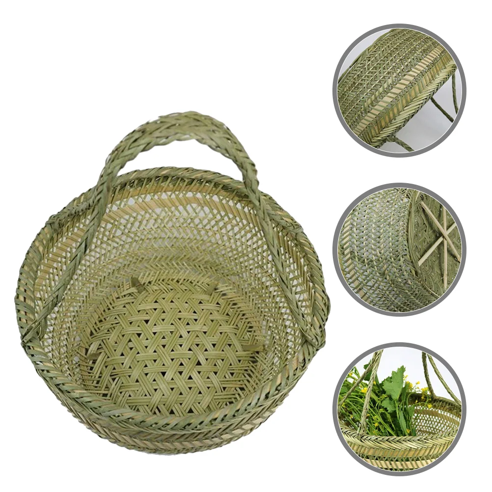 Hand Woven Storage Basket Fruit Basket Vegetable Storage Basket Egg Basket with Handle
Hand Woven Storage Basket Fruit Basket Vegetable Storage Basket Egg Basket with Handle
