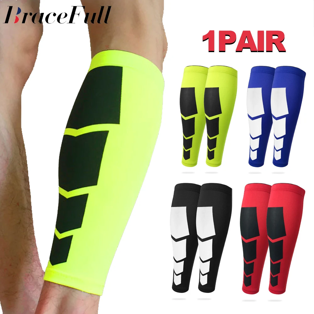 

1Pair Calf Compression Sleeve,Leg Compression Brace for Men Women,Shin Splint Calf Pain Relief Calves Blood Circulation Sports