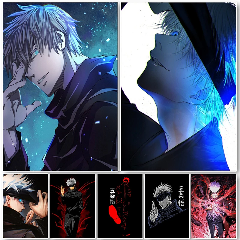 DIY Painting Japan Anime Jujutsu Kaisen Six Eyes Gojo Satoru Oil Painting Handmade Wall Bedroom Home Decor Kids Room Decoration
DIY Painting Japan Anime Jujutsu Kaisen Six Eyes Gojo Satoru Oil Painting Handmade Wall Bedroom Home Decor Kids Room Decoration