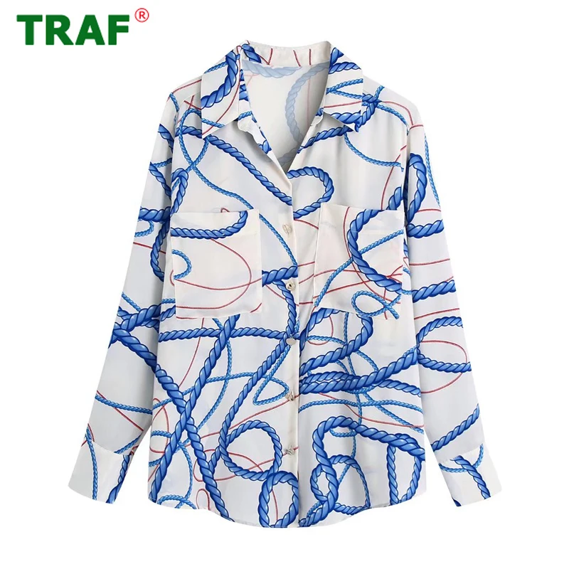 TRAF Nautical Print Shirts Woman Casual Oversized Shirt Women Long Sleeve Loose Top Female Summer Collared Button Up Shirt Women
TRAF Nautical Print Shirts Woman Casual Oversized Shirt Women Long Sleeve Loose Top Female Summer Collared Button Up Shirt Women