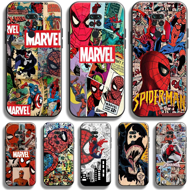 Marvel Spiderman Venom For Xiaomi Redmi Note 9 5G 9T 9S 9 Pro Phone Case Black Back Funda Liquid Silicon Carcasa Coque
Marvel Spiderman Venom For Xiaomi Redmi Note 9 5G 9T 9S 9 Pro Phone Case Black Back Funda Liquid Silicon Carcasa Coque