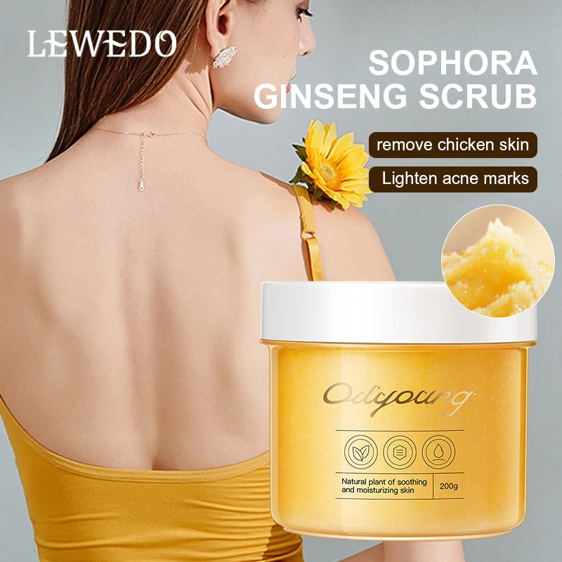 LEWEDO Sophora Flavescens Body Scrub Moisturizing Exfoliating Mite Removal Acne Smooth Skin Spa Organic Sea Salts Scrubs
LEWEDO Sophora Flavescens Body Scrub Moisturizing Exfoliating Mite Removal Acne Smooth Skin Spa Organic Sea Salts Scrubs