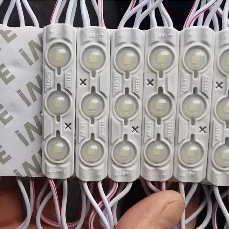 DC12V 2835 SMD 3 LED Module Injection Waterproof IP67 Decorative 2835 Hard Strip Bar Light Lamp White Red Green Blue
DC12V 2835 SMD 3 LED Module Injection Waterproof IP67 Decorative 2835 Hard Strip Bar Light Lamp White Red Green Blue