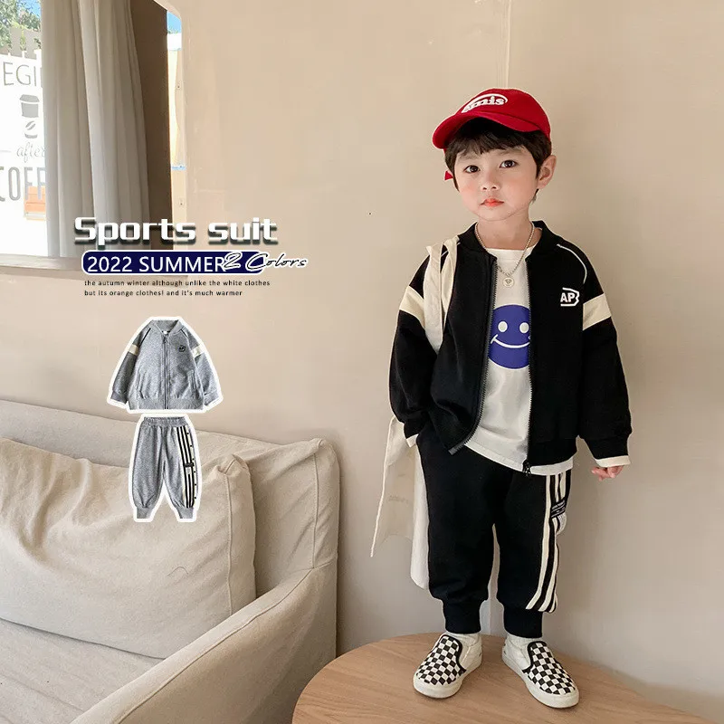 2022 New Baby Boys Girls Clothes Set Children Jacket Coat And Pants 2pcs Outfits Spring Autumn Korean Fashion Kids Clothing Suit
2022 New Baby Boys Girls Clothes Set Children Jacket Coat And Pants 2pcs Outfits Spring Autumn Korean Fashion Kids Clothing Suit