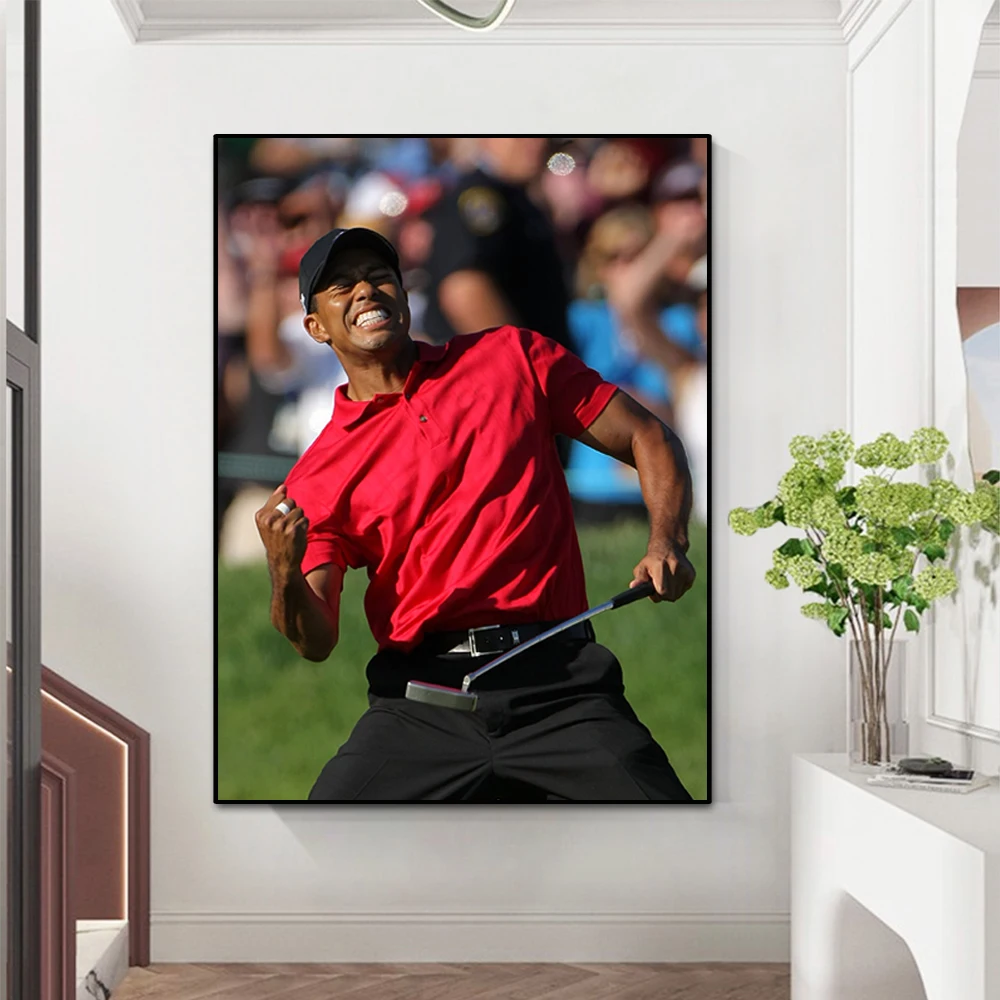 Golf Sports Art Posters And Prints Canvas Painting Tiger Woods Portrait Wall Decor Picture For Living Room Home Gym Frameless
Golf Sports Art Posters And Prints Canvas Painting Tiger Woods Portrait Wall Decor Picture For Living Room Home Gym Frameless