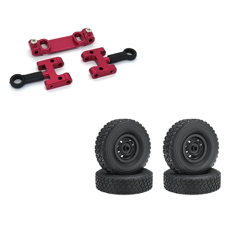 1Set For WPL D12 1/10 Metal Upper Swing Arm Set & 4Pcs RC Car Tires Tyre Wheel For MN D90 D91 D99 MN99S
1Set For WPL D12 1/10 Metal Upper Swing Arm Set & 4Pcs RC Car Tires Tyre Wheel For MN D90 D91 D99 MN99S