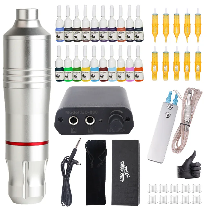 Complete Tattoo Kits for Body Art Supplies Permanent Professionals Makeup Machines Kit for Beginner Supplies Permanent Devices
Complete Tattoo Kits for Body Art Supplies Permanent Professionals Makeup Machines Kit for Beginner Supplies Permanent Devices