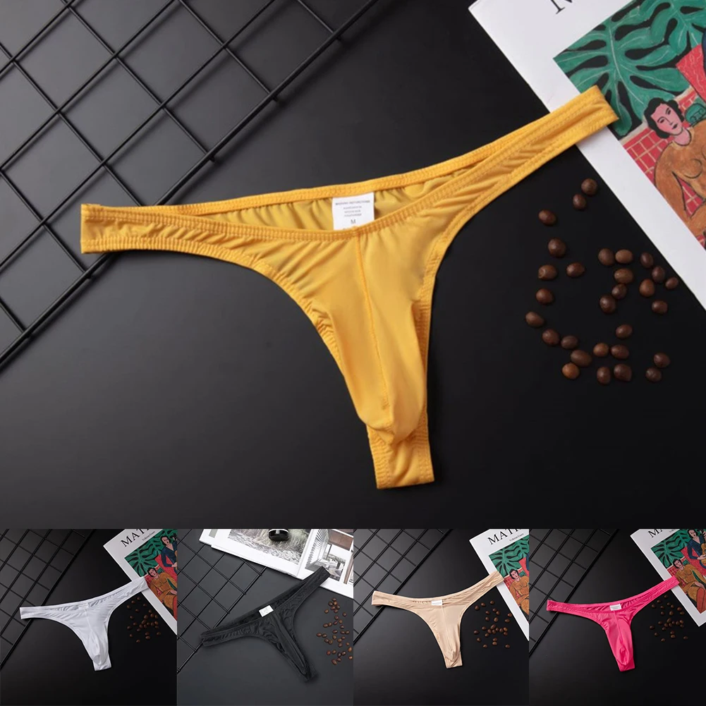 Men Sexy Briefs Underwear Breathable Thong Silky Bugle Pouch Panty G-String Size S-XXL U-convex Bikini Open Back Bikini Trunks
Men Sexy Briefs Underwear Breathable Thong Silky Bugle Pouch Panty G-String Size S-XXL U-convex Bikini Open Back Bikini Trunks