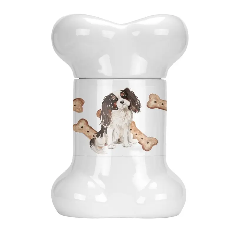Treasures CK2391BSTJ Cavalier King Charles Spaniel Tricolor Bone Shaped Treat Jar, , multicolor
Treasures CK2391BSTJ Cavalier King Charles Spaniel Tricolor Bone Shaped Treat Jar, , multicolor