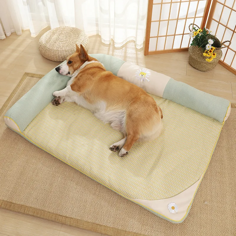 Kennel Four Seasons Universal Pet Bed Cool Mat Corgi Summer Cool Nest Pet Supplies Summer Dog Mattress Dog Bed Dog Mattress
Kennel Four Seasons Universal Pet Bed Cool Mat Corgi Summer Cool Nest Pet Supplies Summer Dog Mattress Dog Bed Dog Mattress