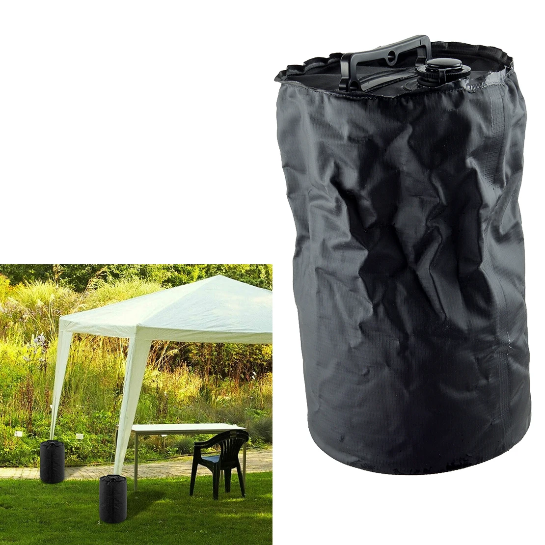 Weight Water Sand Bag Large Capacity Tent Leg Foot Black for Outdoor Garden Gazebo Canopy Tripod Marquee Camping Pop-up Awning
Weight Water Sand Bag Large Capacity Tent Leg Foot Black for Outdoor Garden Gazebo Canopy Tripod Marquee Camping Pop-up Awning
