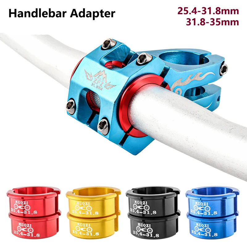 Aluminum Alloy Bike Handlebar Adapter 25.4 to 31.8mm / 31.8 to 35mm Road Mountain MTB Bicycle Handle Bar Reduction Sleeve Shim
Aluminum Alloy Bike Handlebar Adapter 25.4 to 31.8mm / 31.8 to 35mm Road Mountain MTB Bicycle Handle Bar Reduction Sleeve Shim