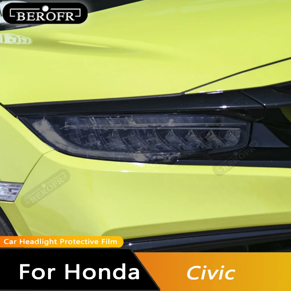 Автомобильные аксессуары из ТПУ для Honda Civic 10, 2016-2021, 2018, 2019, 2020, колпачки ламп, Прозрачная черная пленка для фар, защитная наклейка
Автомобильные аксессуары из ТПУ для Honda Civic 10, 2016-2021, 2018, 2019, 2020, колпачки ламп, Прозрачная черная пленка для фар, защитная наклейка