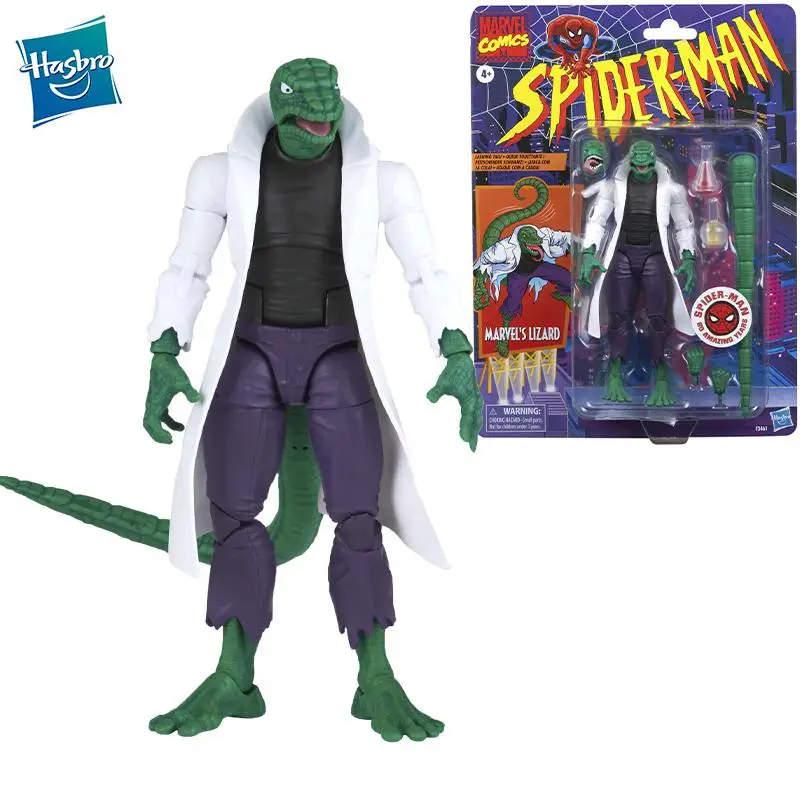 Marvel Hasbro Legends Series Spider Man 6 Inch Scale Marvels Lizard Retro Action Figure With Multiple Accessories New In Stock
Marvel Hasbro Legends Series Spider Man 6 Inch Scale Marvels Lizard Retro Action Figure With Multiple Accessories New In Stock