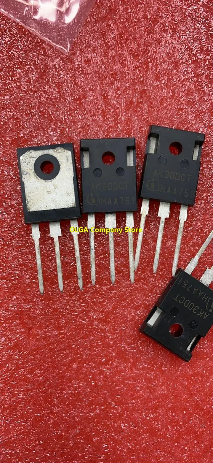 AK30DCT IGBT new component 30A 650V inverter commonly used with diode TO-247 5PCS
AK30DCT IGBT new component 30A 650V inverter commonly used with diode TO-247 5PCS