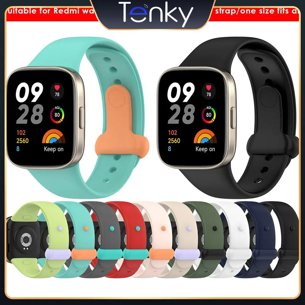 Silicone Band For XiaoMi Redmi Watch 3 Accessories Replacement Wristband Soft Sport Belt Bracelet Watch Lite 3 Wristband Strap
Silicone Band For XiaoMi Redmi Watch 3 Accessories Replacement Wristband Soft Sport Belt Bracelet Watch Lite 3 Wristband Strap