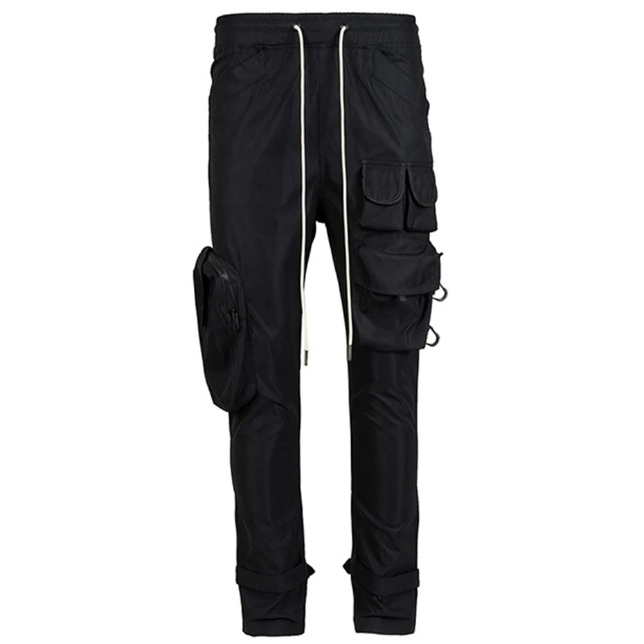 Hi Street Cargo Pants Zipper Pocket Fashion Techwear Joggers Men Black Harajuku Streetwear Hip Hop Sweatpants Camping Trousers 
Hi Street Cargo Pants Zipper Pocket Fashion Techwear Joggers Men Black Harajuku Streetwear Hip Hop Sweatpants Camping Trousers