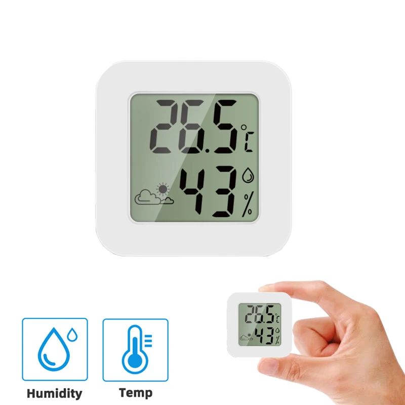 Electronic Temperature Digital Indoor Room Temperature Humidity Sensor Meter Sensor Gauge Weather Station Building Automation
Electronic Temperature Digital Indoor Room Temperature Humidity Sensor Meter Sensor Gauge Weather Station Building Automation