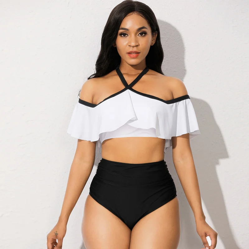2022 New Split Luxury Two Piece Swimsuit For Women High Waisted Waist Pleated Sexy Bikini
2022 New Split Luxury Two Piece Swimsuit For Women High Waisted Waist Pleated Sexy Bikini