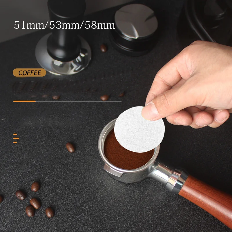 100 Pcs/box Coffee Filter Coffee Machine Handle Secondary Water Separation Filter Special Filter Paper 51/53/58mm Universal
100 Pcs/box Coffee Filter Coffee Machine Handle Secondary Water Separation Filter Special Filter Paper 51/53/58mm Universal